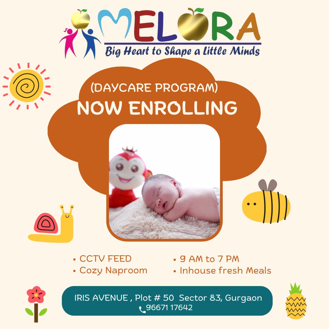 Melora Daycare and Playschool sector 83 gurgaon